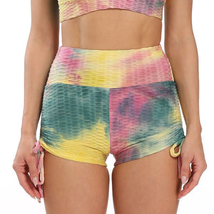 Higher Evolution- Tie Dye Compression Athletic Shorts