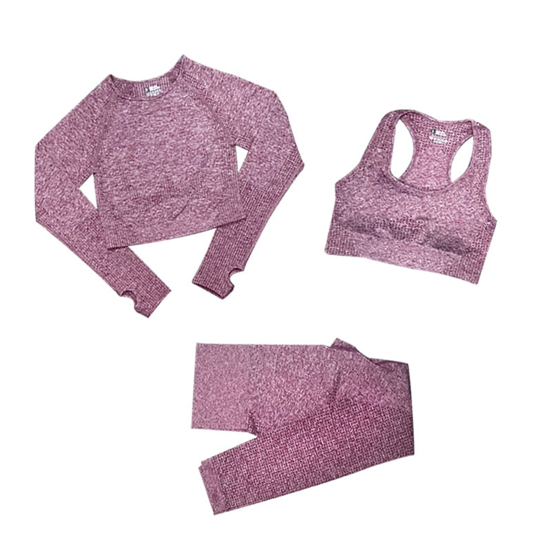 Women's 2/3/5 Piece Workout Sportswear Set