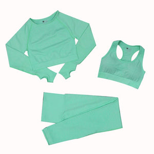 Women's 2/3/5 Piece Workout Sportswear Set