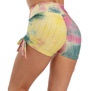 Higher Evolution- Tie Dye Compression Athletic Shorts