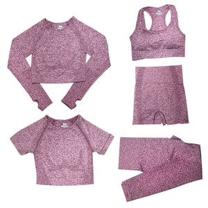 Women's 2/3/5 Piece Workout Sportswear Set