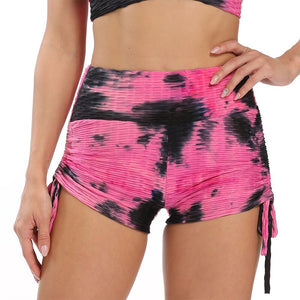 Higher Evolution- Tie Dye Compression Athletic Shorts