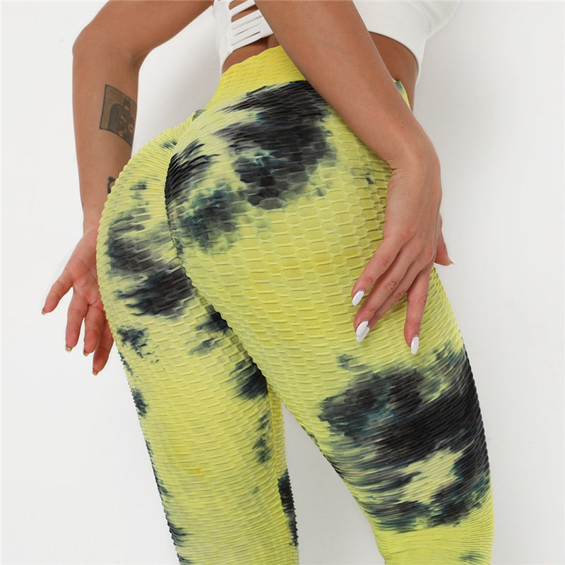 Higher Evolution- Tie-Dye Compression Leggings