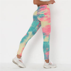 Higher Evolution- Tie-Dye Compression Leggings